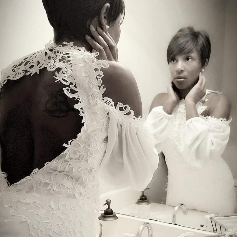 Wedding Dress worn by author Briana Cole